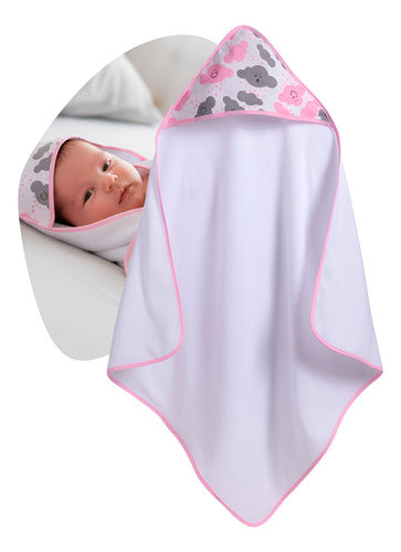 TOALHA DE BEBÊ COM CAPUZ