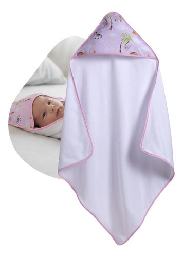 TOALHA DE BEBÊ COM CAPUZ