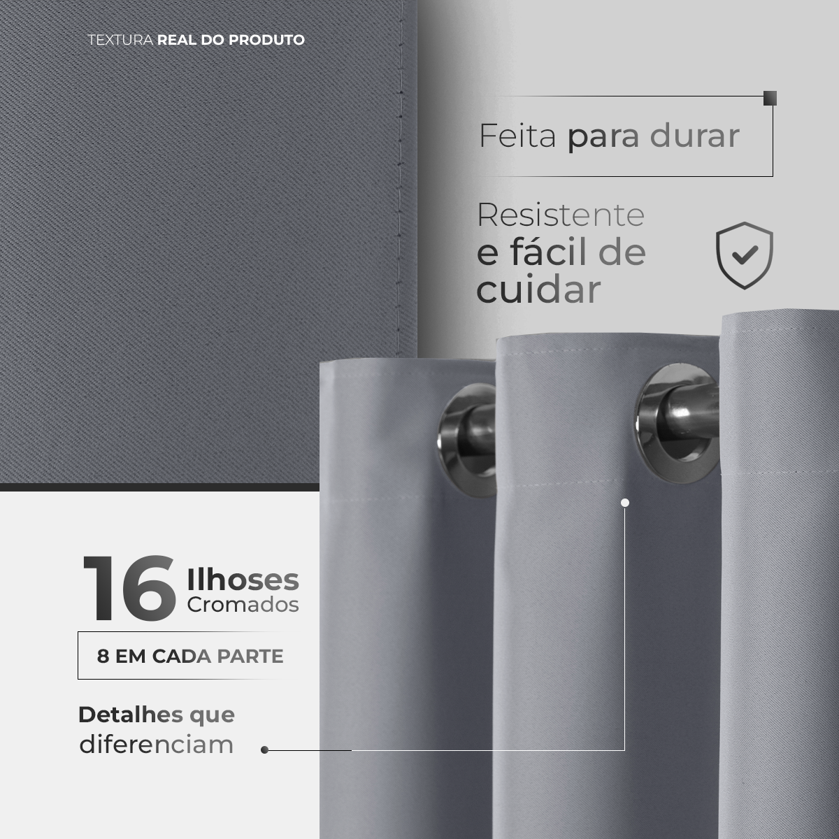 CORTINA BLACKOUT DE TECIDO - TAMANHO GRANDE