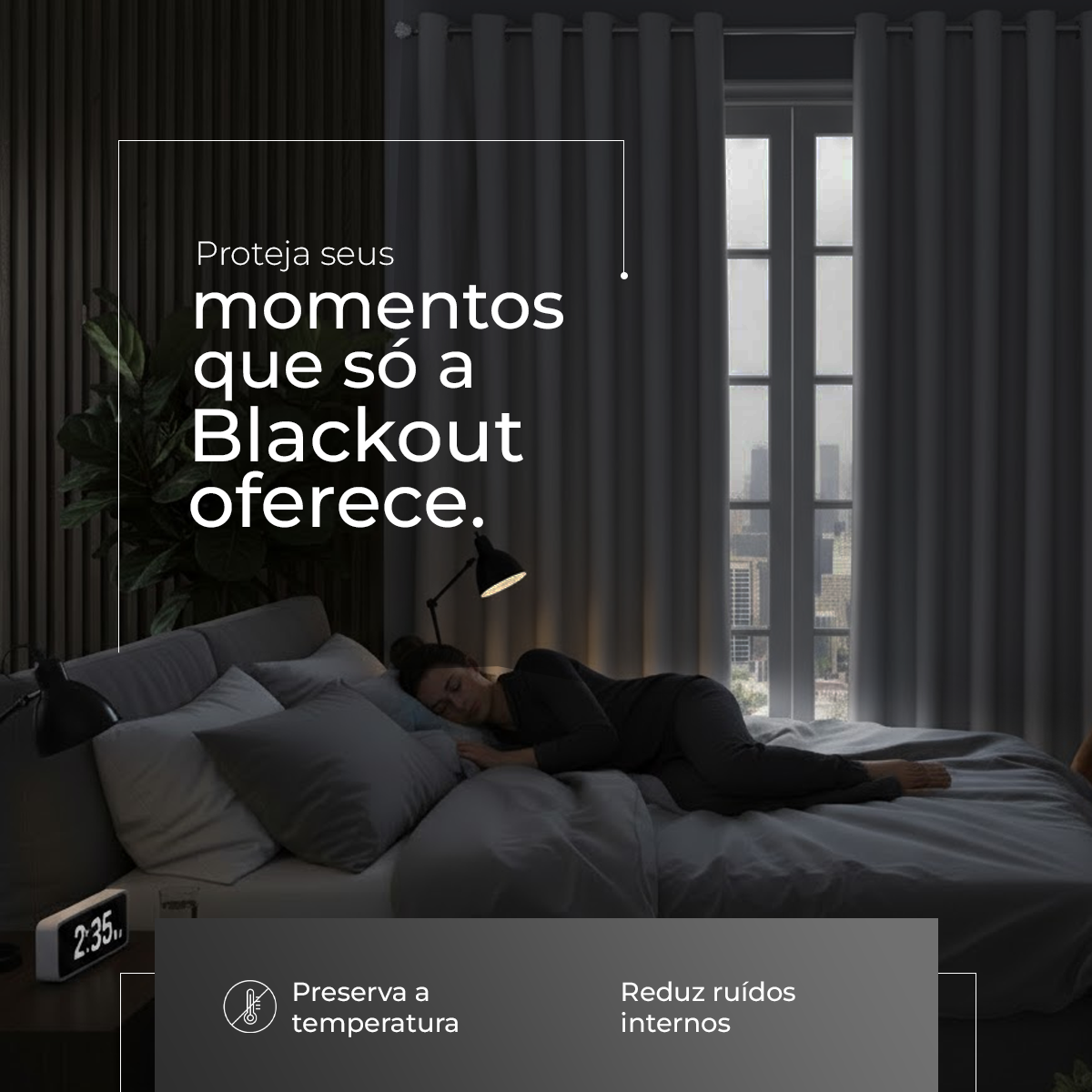 CORTINA BLACKOUT DE TECIDO - TAMANHO GRANDE