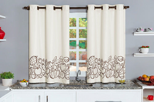 CORTINA BLACKOUT DE PVC 2,20X1,30 ESTAMPADA