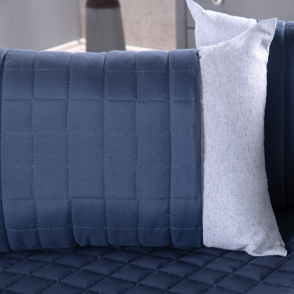 KIT PESEIRA DE CAMA COPACABANA 5 PEÇAS COM ALMOFADAS