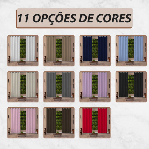 CORTINA BLACKOUT DE PVC - TAMANHO GRANDE