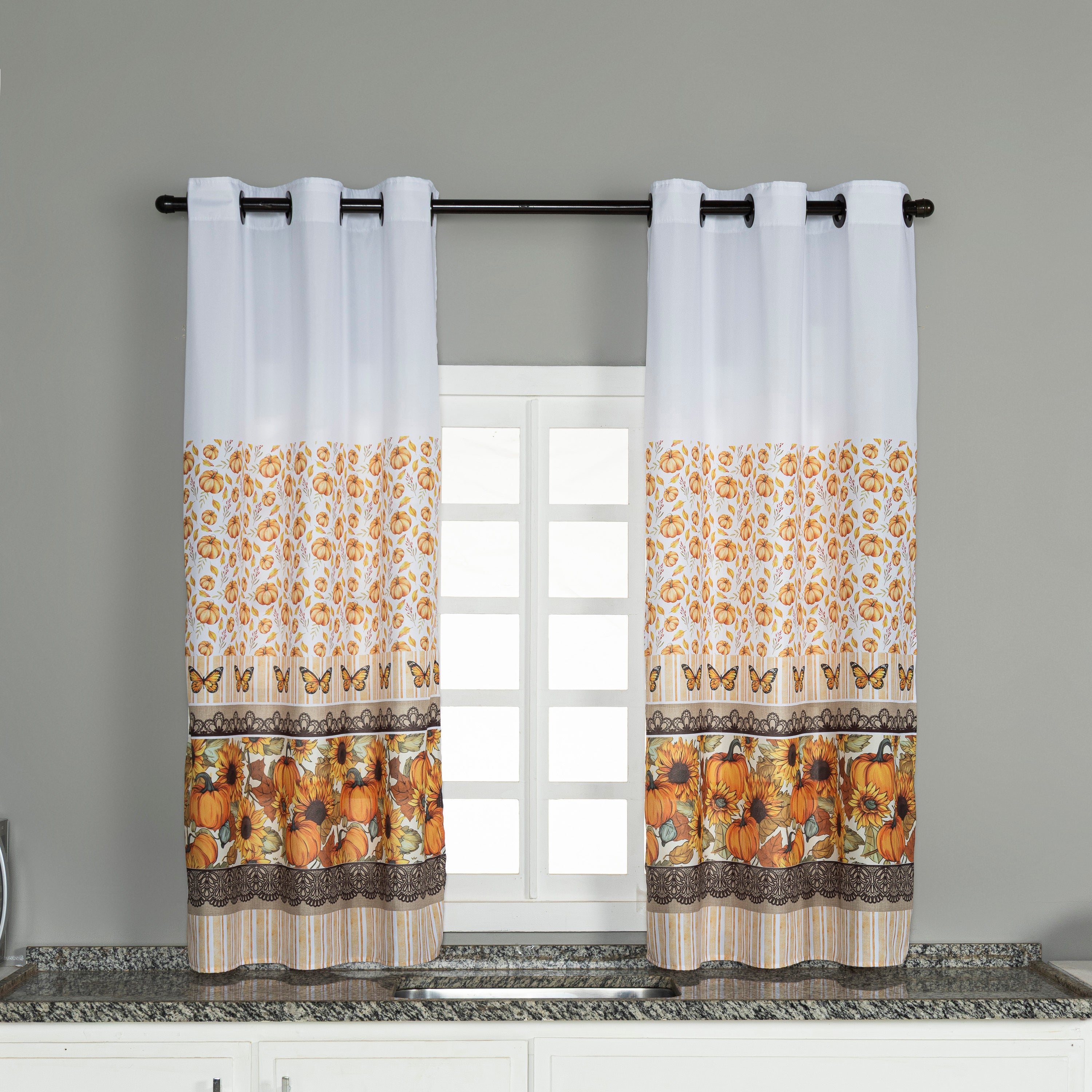 CORTINA DE COZINHA ESTAMPADA 2,00X1,50 OXFORD