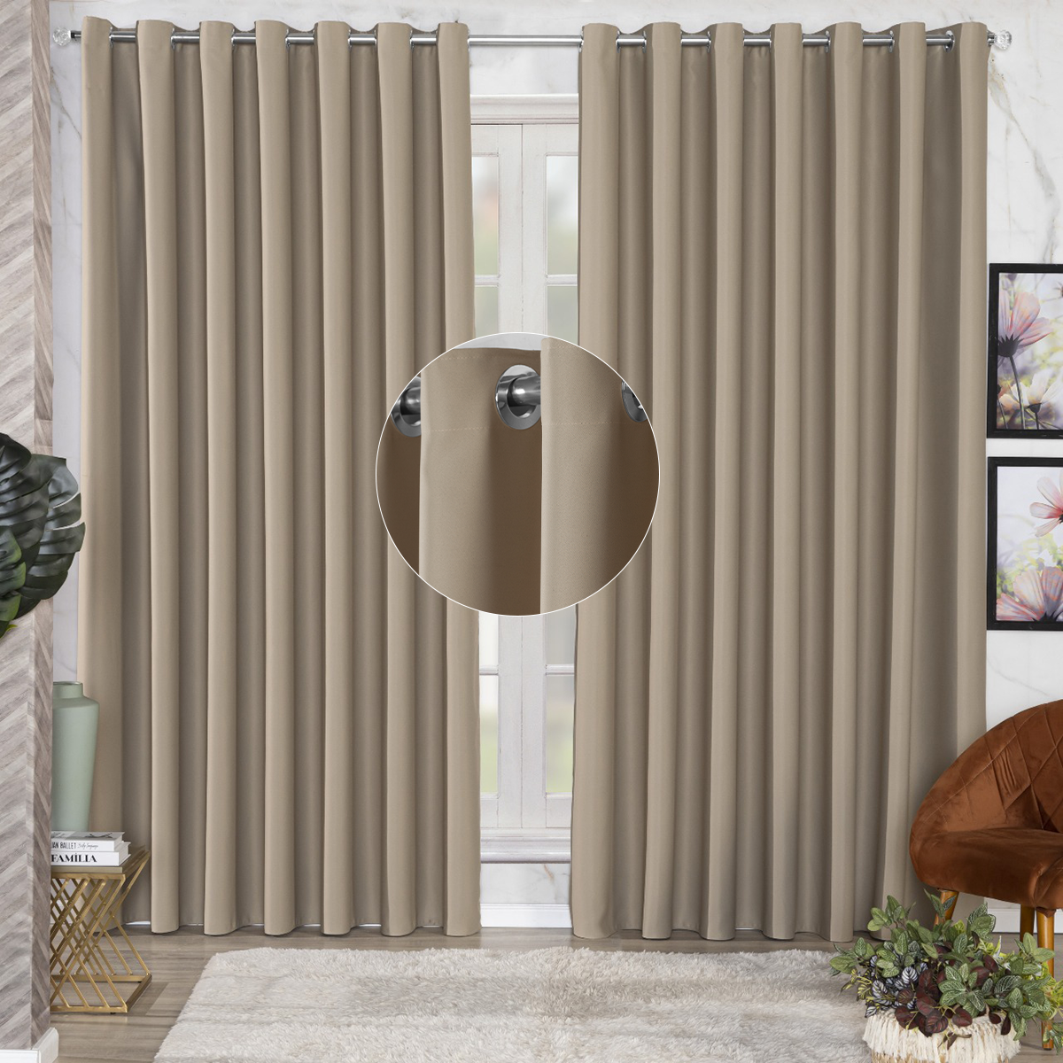 CORTINA BLACKOUT DE TECIDO - TAMANHO GRANDE