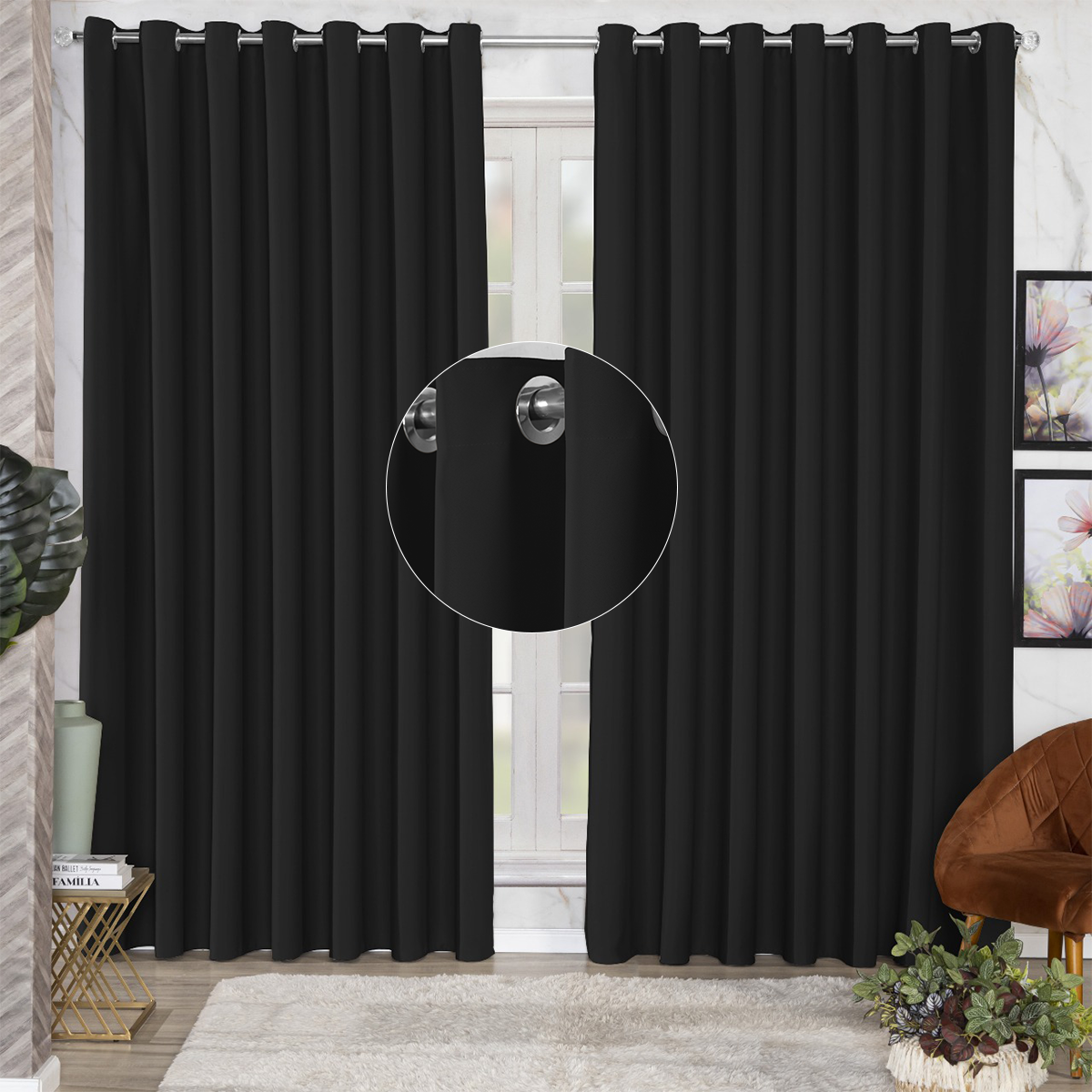 CORTINA BLACKOUT DE TECIDO - TAMANHO GRANDE