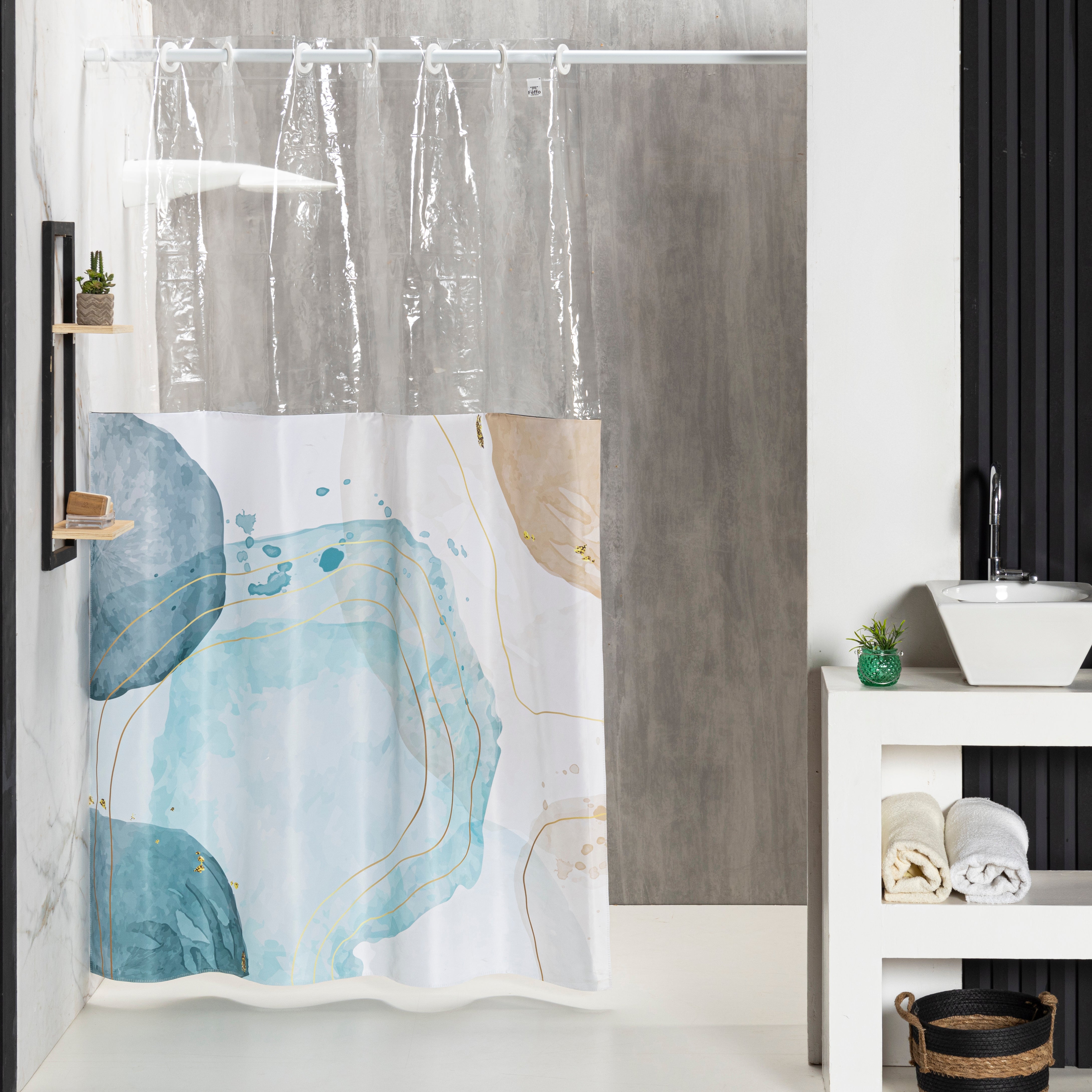 CORTINA PARA BOX ESTAMPADA