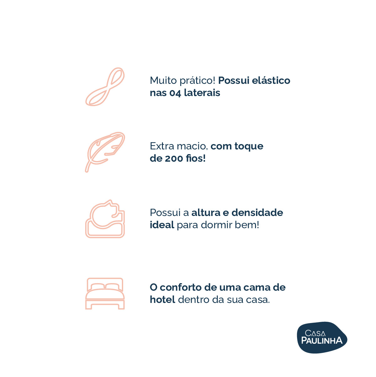 PILLOW TOP TOQUE 200 FIOS