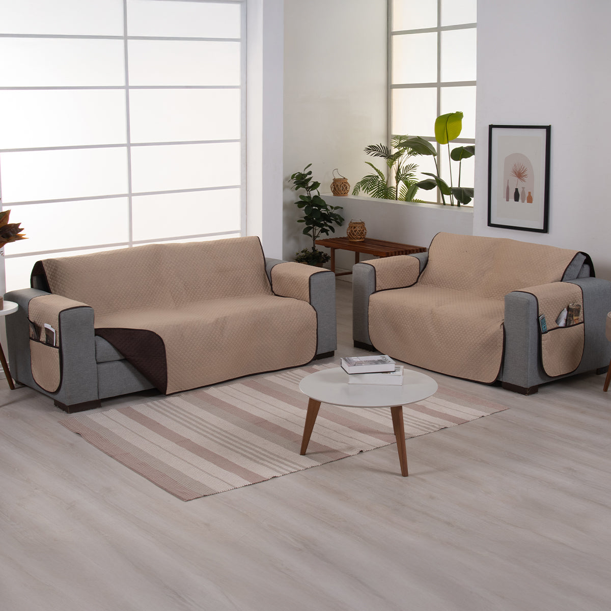 PROTETOR DE SOFÁ DUPLA FACE IMPERMEÁVEL