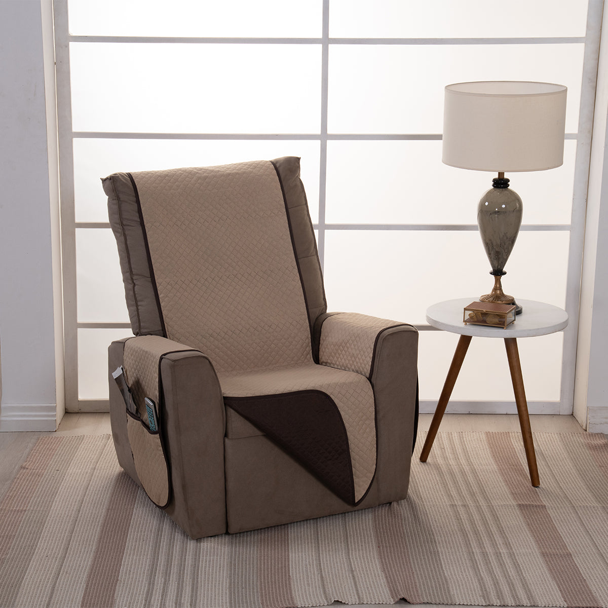 PROTETOR DE SOFÁ DUPLA FACE IMPERMEÁVEL