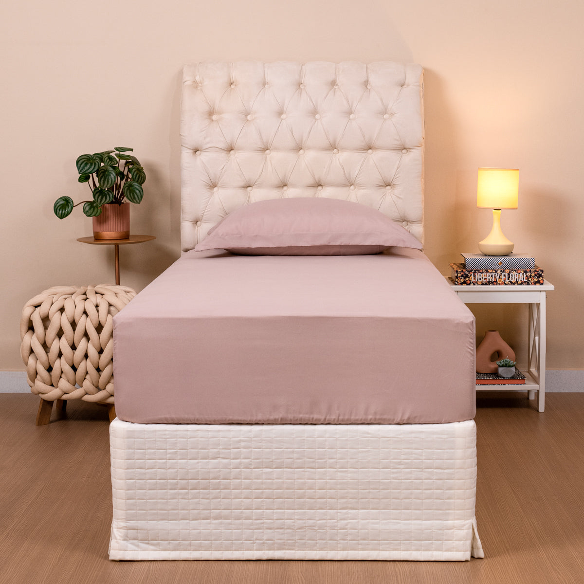 JOGO LENÇOL SOLTEIRO 2 PÇS 200 FIOS