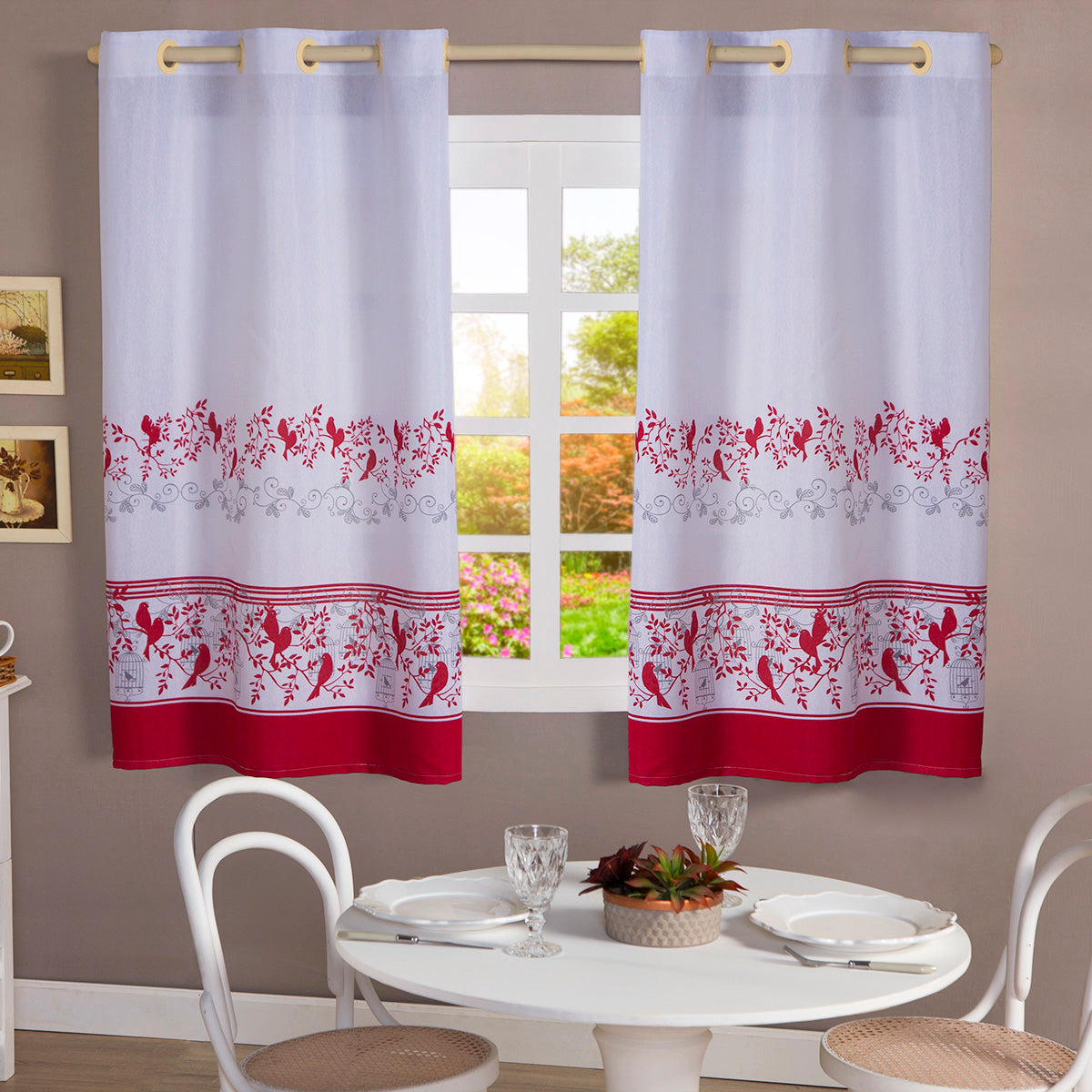 CORTINA COZINHA ESTAMPADA LINHÃO