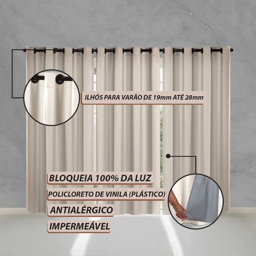 CORTINA BLACKOUT DE PVC 4,20