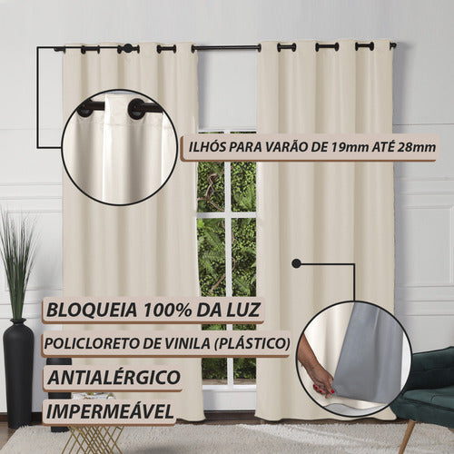 CORTINA BLACKOUT DE PVC - TAMANHO GRANDE