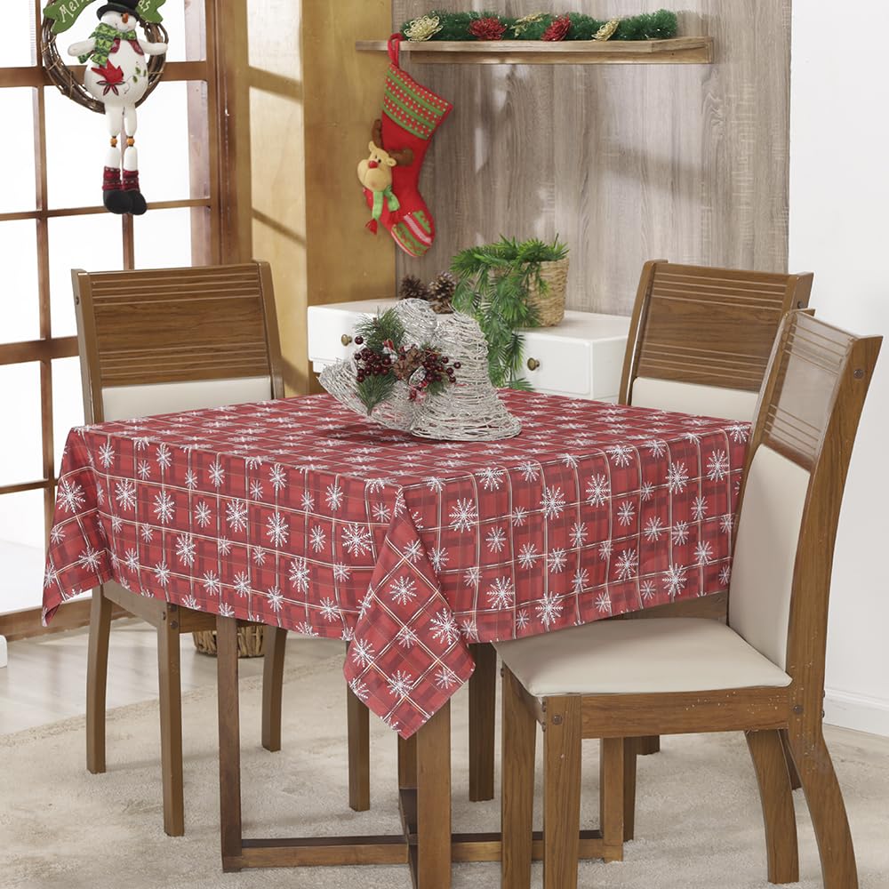 TOALHA DE MESA NATALINA ESTAMPADA