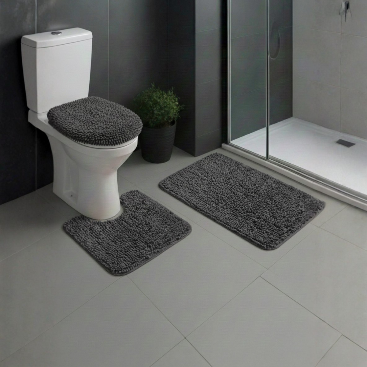 JOGO DE BANHEIRO DEDINHO ANTIDERRAPANTE