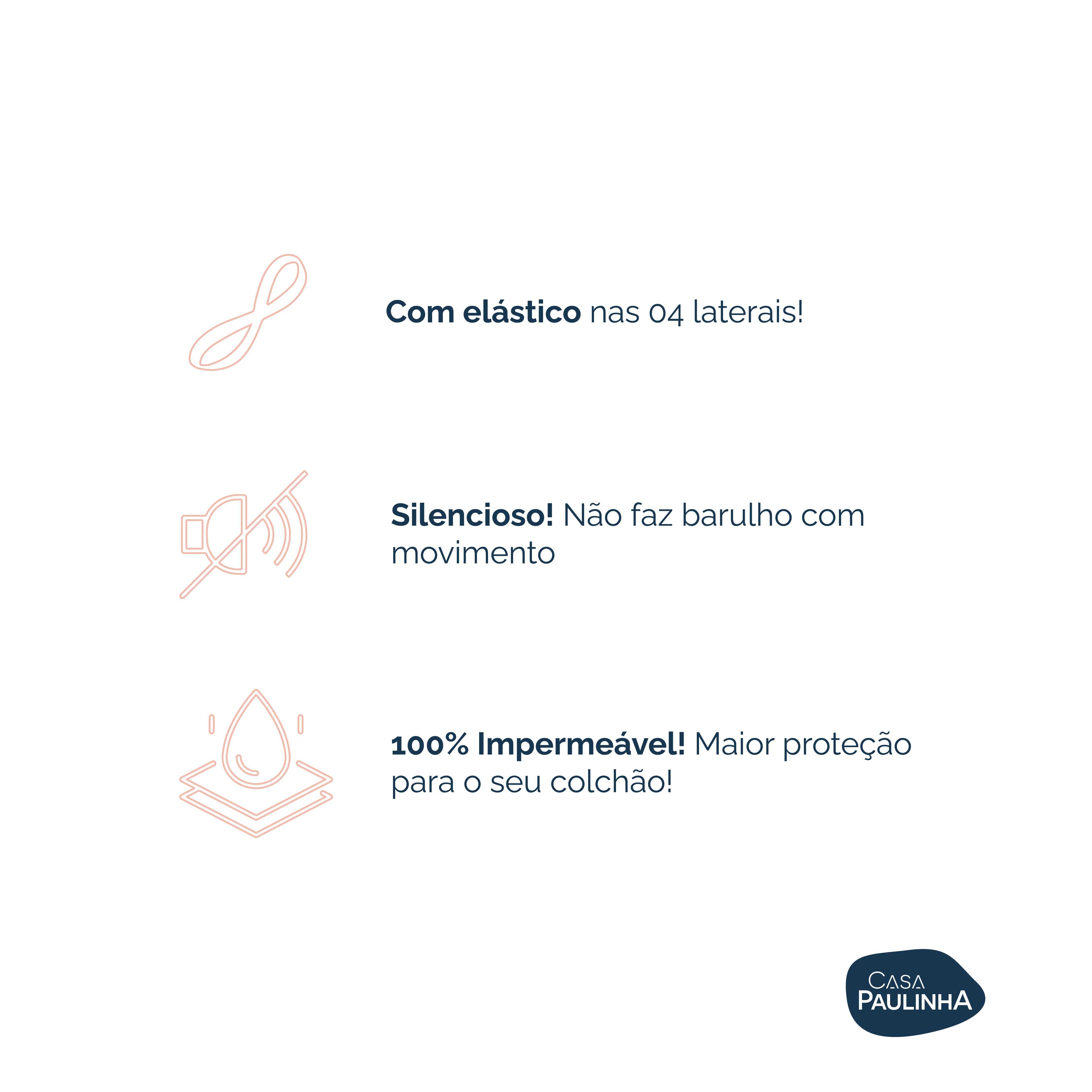 PROTETOR DE COLCHÃO IMPERMEAVEL