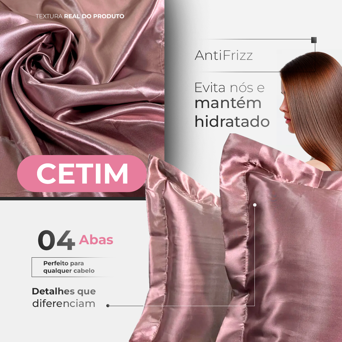 FRONHA CETIM COM 2 PEÇAS