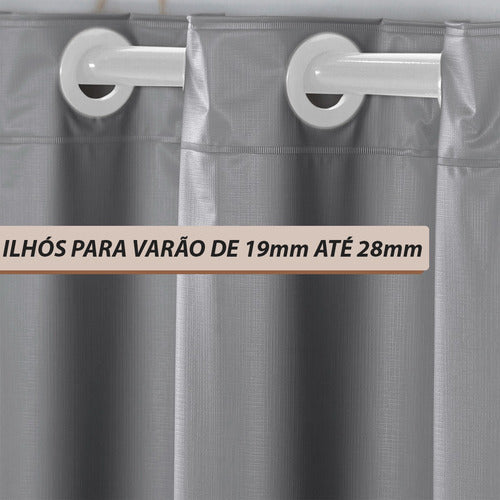 CORTINA BLACKOUT DE PVC JANELA BANHEIRO