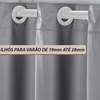 CORTINA BLACKOUT DE PVC JANELA BANHEIRO