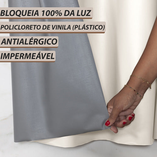 CORTINA BLACKOUT DE PVC - TAMANHO GRANDE