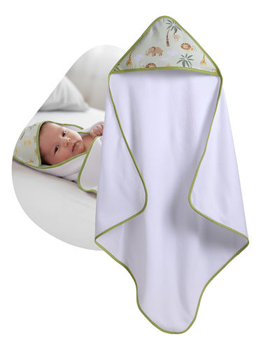 TOALHA DE BEBÊ COM CAPUZ