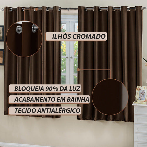 CORTINA BLACKOUT DE TECIDO - TAMANHO PEQUENO