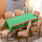 TOALHA DE MESA OXFORD ESTAMPADA NATAL