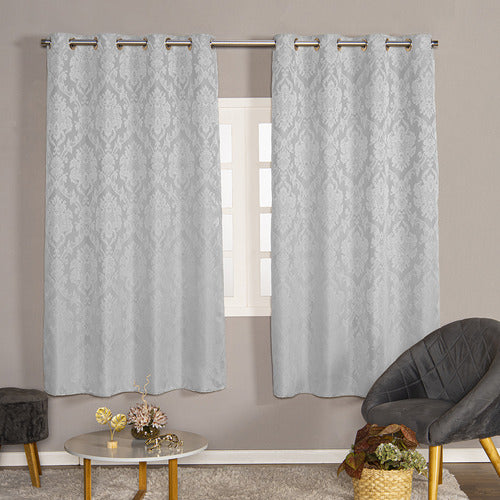 CORTINA TECIDO JACQUARD - TAMANHO GRANDE