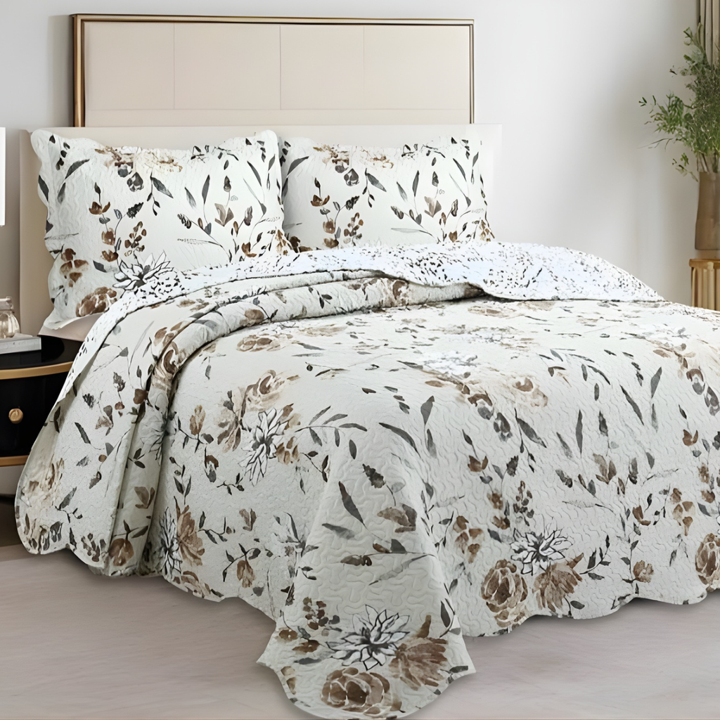 COBRE LEITO EVOLUTION FLORAL DUPLA FACE