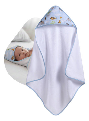 TOALHA DE BEBÊ COM CAPUZ