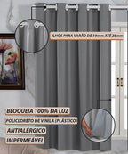 CORTINA BLACKOUT DE PVC JANELA BANHEIRO