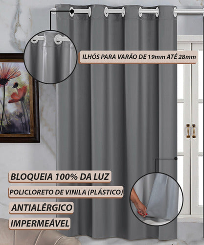 CORTINA BLACKOUT DE PVC PORTA BALCÃO