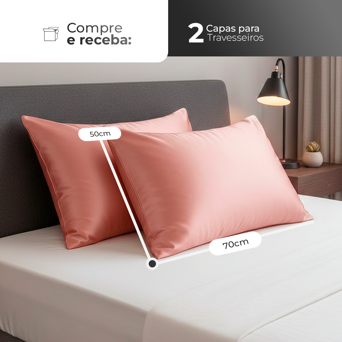 FRONHA CETIM COM 2 PEÇAS