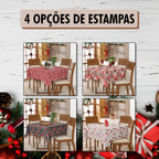 TOALHA DE MESA NATALINA ESTAMPADA
