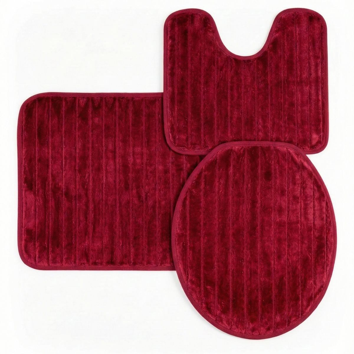 JOGO DE BANHEIRO CANELADO ANTIDERRAPANTE