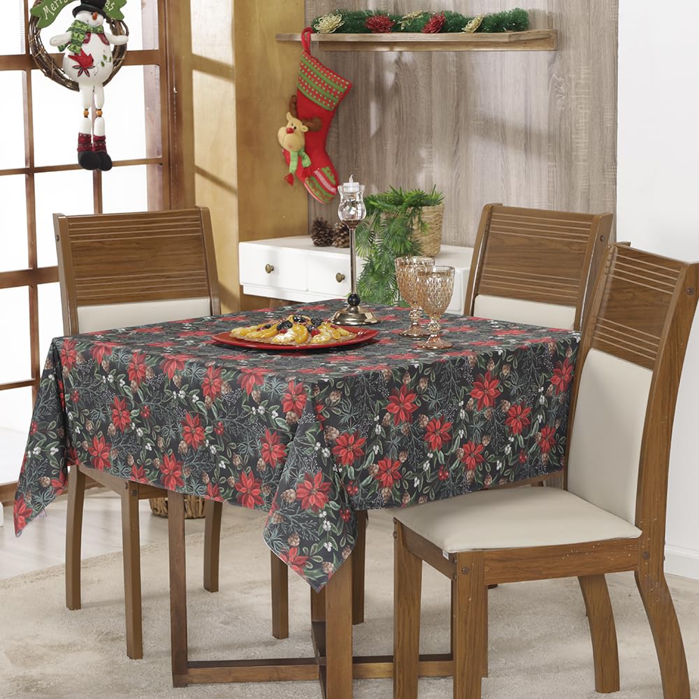 TOALHA DE MESA NATALINA ESTAMPADA
