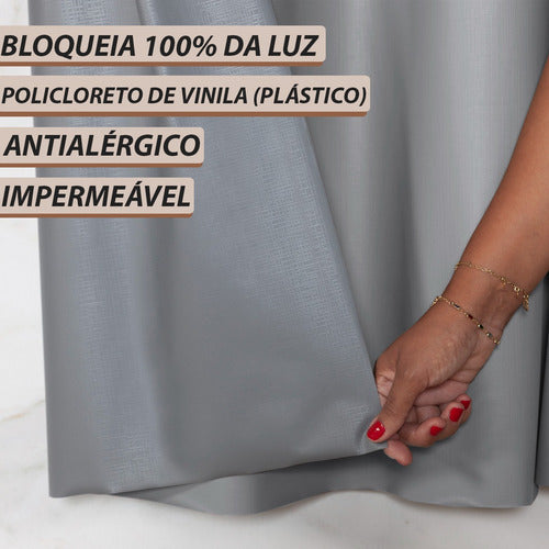 CORTINA BLACKOUT DE PVC JANELA BANHEIRO