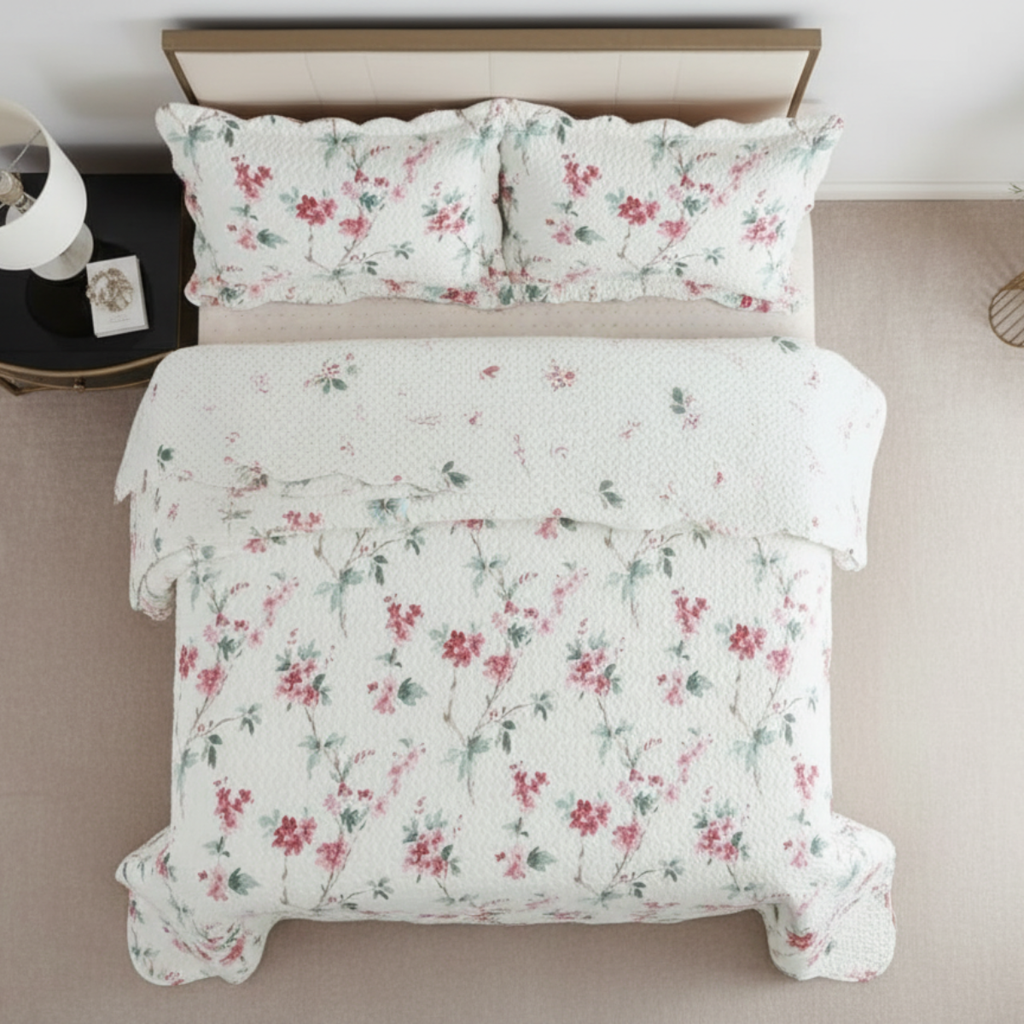 COBRE LEITO EVOLUTION FLORAL DUPLA FACE