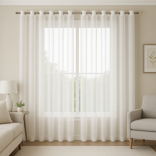 CORTINA VOIL LINHO FLAME