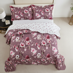 COBRE LEITO EVOLUTION FLORAL DUPLA FACE