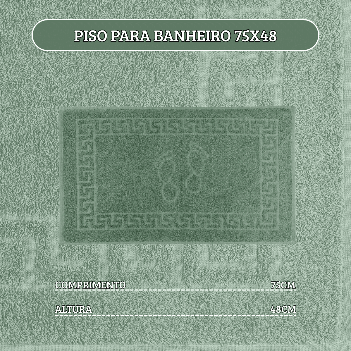 TAPETE PISO BANHEIRO ANTIDERRAPANTE