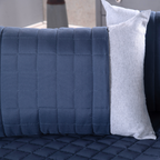 KIT PESEIRA DE CAMA COPACABANA 5 PEÇAS COM ALMOFADAS