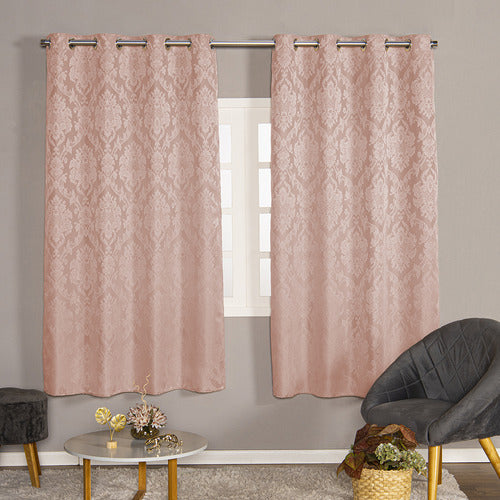CORTINA TECIDO JACQUARD - TAMANHO PADRÃO