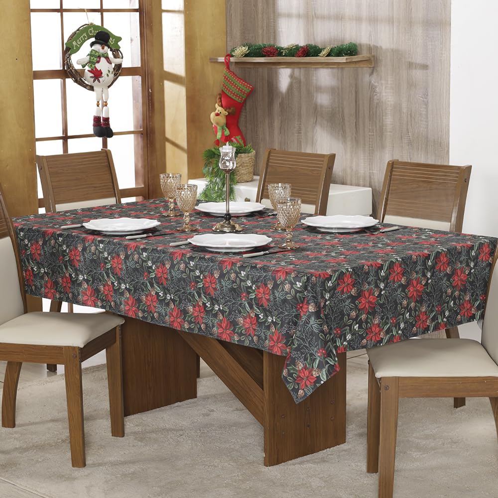 TOALHA DE MESA NATALINA ESTAMPADA