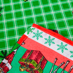 TOALHA DE MESA OXFORD ESTAMPADA NATAL
