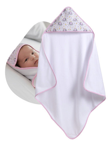 TOALHA DE BEBÊ COM CAPUZ