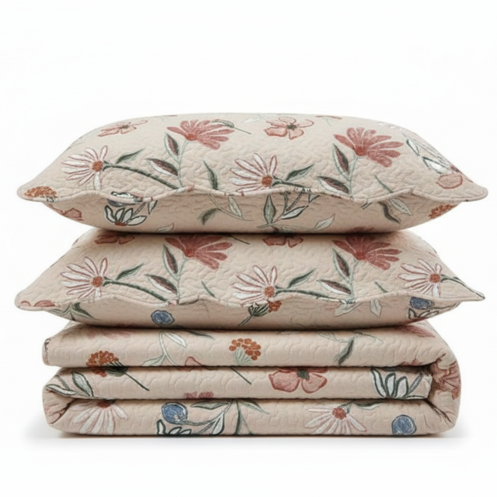 COBRE LEITO EVOLUTION FLORAL DUPLA FACE