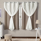 CORTINA BLACKOUT DE PVC COM VOIL