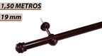 VARÃO SIMPLES 19MM PARA CORTINA